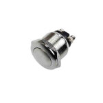 Elektro3 bouton poussoir mtallique 2a 250v chrome