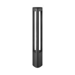 Braytron borne led ext�rieure grise 3 piliers 80cm 7w ip54 - blanc chaud 2300k - 3500k