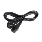 Optonica câble d'alimentation 3 têtes femelle 220v 1m noir Optonica câble d'alimentation 3 têtes femelle 220v 1m noir