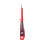 Elektro3 tournevis plat testeur de courant (10 - 500v) 15cm rouge