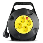 Vtac enrouleur lectrique 10m 4 prises 3g 1. 5mm2