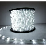 Silamp guirlande led 50m recoupable ip44 220v - blanc froid