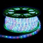 Silamp guirlande led multicolore 220v 50m ip44 recoupable