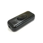 Elektro3 interrupteur  bascule (unipolaire) 4a 250v - noir