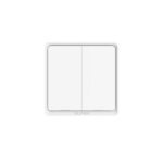 Silumen interrupteur connect wifi double poussoir blanc