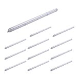 Optonica kit de rglette led tanche + 1 tube non led 150cm t8 22w (pack de 12) - blanc froid 6000k ...