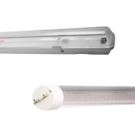 Silamp kit de rglette led tanche + tube non led 150cm t8 24w - blanc neutre 4000k - 5500k