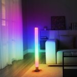 Silumen lampe sur pied connect�e wifi rgbw 90cm 22w