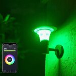 Silumen lanterne solaire connecte murale ufo rgbw ip65