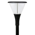 Led line lampadaire public led 30w 150lm / w ip66 noir - blanc neutre 4000k - 5500k