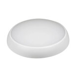 Led line plafonnier led rond 12 / 16w 100lm / w ip65 ik08 blanc avec module de secours 3h + at