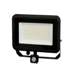 Led line projecteur led 100w 120� ip65 avec d�tecteur de mouvement - blanc neutre 4000k - 5500k