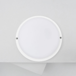Ledkia plafonnier led extrieur rond 25w blanc ip65 175 mm - blanc neutre 4000k - 5500k