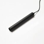 Silamp luminaire suspendu pour rail magntique 48v 12w 30cm noir - blanc neutre 4000k - 5500k