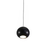 Optonica luminaire suspendu rond pour rail magn�tique 48v 10w noir - blanc neutre 4000k - 5500k