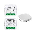 Silumen module interrupteur pour volet roulant zigbee (2 pices) + passerelle zigbee