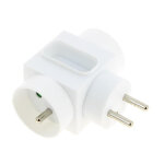 Fomax multiprise sans fil triplite 2g 16a + 1g 6a blanc