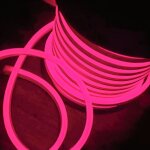 Optonica n�on flexible led 220v 50m dimmable 120led / m rose