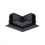 Optonica connecteur angle 90 pour rail magntique 48v noir enduit