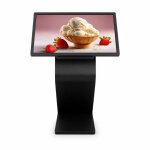 Optonica �cran publicitaire tactile 43  horizontal forme k android 2k sur pied - commerces et restaurants ...