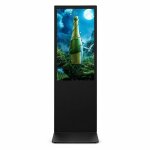 Optonica �cran publicitaire tactile 43  totem affichage android 2k sur pied - commerces et restaurants ...