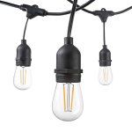 Optonica guirlande guinguette led 15m ip65 pour 15 ampoules e27 suspendues (non fournies)