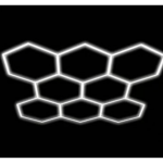 Optonica kit 8 �clairages led hexagonal 280w - 120lm / w - blanc froid 6000k - 8000k