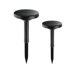 Optonica lampe de jardin solaire  piquet ip65 90lm (lot de 2) - blanc neutre 4000k - 5500k