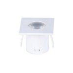 Optonica mini spot led encastrable 1w 90 carr blanc - blanc chaud 2300k - 3500k