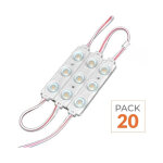 Optonica module led barre 30w 12v ip65 pour enseignes lumineuses - pack de 20