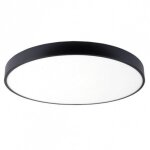 Optonica plafonnier led noir 54w 60cm - blanc chaud 2300k - 3500k