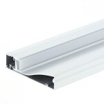 Optonica profil� aluminium plinthe couleur argent 2m pour ruban led 10mm