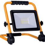 Optonica projecteur led 50w pour chantier portable ip65 + 3m de cble - blanc froid 6000k - 8000k