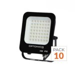 Optonica projecteur led ext�rieur smd 30w ip65 noir (pack de 10) - blanc neutre 4000k - 5500k