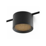 Optonica projecteur led nid d'abeille 10w pour rail magn�tique m05 48v - blanc chaud 2300k - 3500k