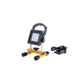 Optonica projecteur led rechargeable 10w portable ip44 phare jaune - blanc froid 6000k - 8000k