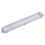 Optonica rglette tanche double pour tube led t8 60cm ip65 (boitier vide)