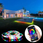 Optonica ruban led pour tlvision rgbw wifi dc5v 60 led / m 2m + tlcommande et contrler wifi