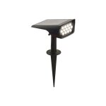Optonica spot piquet solaire projecteur ip65 2w - blanc chaud 2300k - 3500k Optonica spot piquet solaire projecteur ip65 2w - blanc chaud 2300k - 3500k