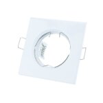 Optonica support spot gu10 / mr16 led carr� blanc