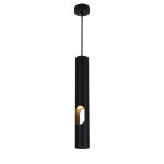 Optonica suspension perfore noire 40cm pour ampoule gu10