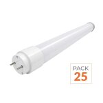 Optonica pack de 25 - tube n�on led t8 120cm 12w - blanc neutre 4000k - 5500k