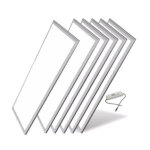 Silamp panneau led 120x30 slim 36w alu (pack de 6) - blanc chaud 2300k - 3500k