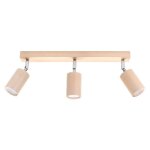 Sollux plafonnier bois orientable pour 3 ampoules gu10 Sollux plafonnier bois orientable pour 3 ampoules gu10