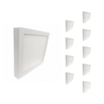 Silamp plafonnier led 24w 220v carr (pack de 10) - blanc chaud 2300k - 3500k