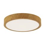 Struhm plafonnier led 24w bois chêne 38cm - blanc neutre 4000k - 5500k Struhm plafonnier led 24w bois chêne 38cm - blanc neutre 4000k - 5500k