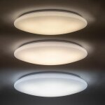 Silamp plafonnier led rond 36w ciel etoil - blanc froid 6000k - 8000k