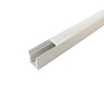 Silamp profil aluminium 2m pour ruban led - cache opaque