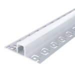 Optonica profil aluminium encastrable 2m pour ruban led