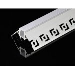 Silamp profil aluminium encastr angulaire 1m pour ruban led couvercle blanc opaque